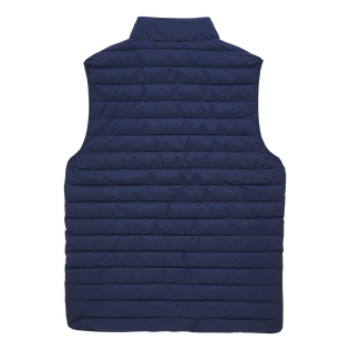 Chaleco reversible con estampado Micro Tortues Rainbow unisex Azul marino vista trasera