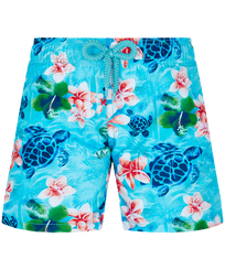 男童 Turtles Jungle 泳裤 Lazulii blue 正面图