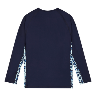 Langärmeliger Turtles Leopard Rashguard für Herren Thalassa Rückansicht
