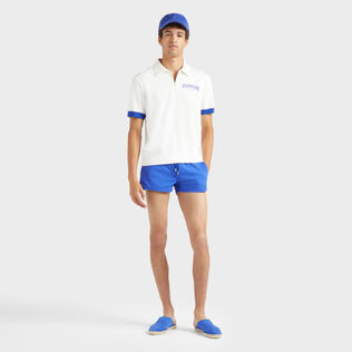 Men Short Swim Shorts Jacquard Turtles Marrakech details view 1