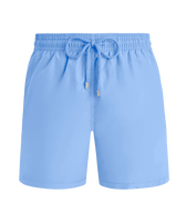 Pantaloncini mare uomo tinta unita Flax flower vista frontale