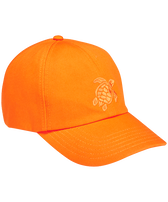 Unisex Cap Solid Carrot front view