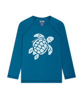 男童纯色长袖防晒衣 Peacock 正面图