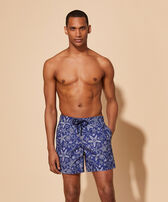 Men Swim Trunks Starlettes Bicolores Ink front worn view