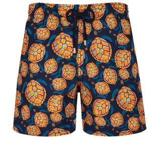 男士 Carapaces 泳裤 Navy 正面图