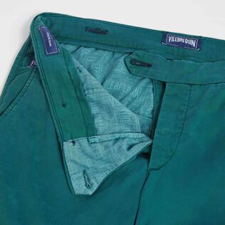 Men Tencel Cotton Chino Pants Solid Ivy details view 2