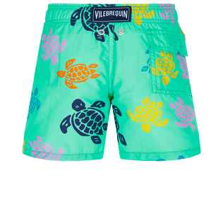Boys Swim Shorts Ronde Des Tortues Multicolore Nenuphar back view