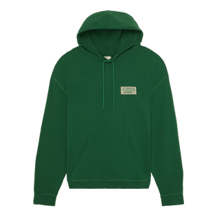 Sudadera con capucha de algodón de color liso para hombre - Vilebrequin x Highsnobiety Garden vista frontal