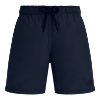 Solid Badeshorts für Jungen Marineblau Vorderansicht