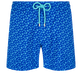 Ultraleichte und verstaubare Micro Ronde des Tortues Badeshorts für Herren Sea blue Vorderansicht