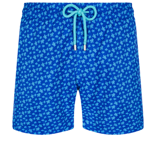 Men Swimwear Ultra-light and packable Micro Ronde Des Tortues Sea blue front view