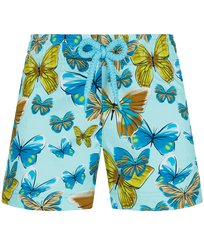 Niñas Autros Estampado - Pantalón corto de baño con estampado Butterflies para niña, Laguna vista frontal