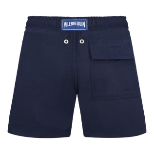 Pantaloncini mare bambino con ricamo applicato The Year of the Dragon  Blu marine vista posteriore