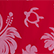 Bañador con estampado Flocked Turtle Heart Tahiti para hombre Grosella 