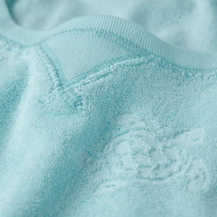 Rondes des Tortues Sweatshirt mit Rundhalsausschnitt aus Frottee für Kinder Thalassa Details Ansicht 1