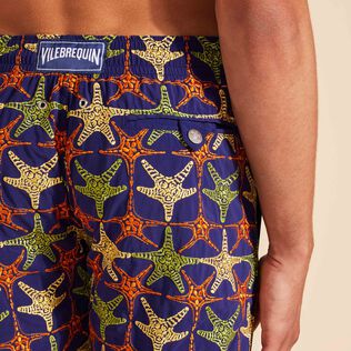 Men Swim Shorts Embroidered Stars - Limited Edition Midnight details view 2