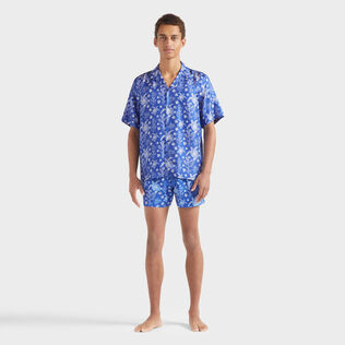 Men Silk Bowling Shirt X-Ray Turtles Marrakech 正面穿戴视图