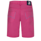 Men Tencel Bermuda Shorts Solid Crimson purple back view