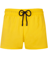 Men Swimwear Short and Fitted Stretch Solid Sunflower front view