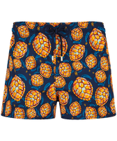 Men Swim Trunks Carapaces Navy front view