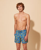 Men Swim Trunks Embroidered Camo Seaweed - Limited Edition Calanque front worn view