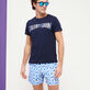 Ikat Medusa Badeshorts für Herren Weiss Details Ansicht 3