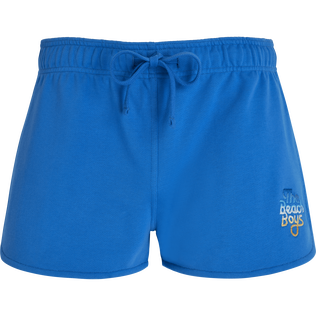 Shorts donna Gradient Embroidered Logo - Vilebrequin x The Beach Boys Earthenware vista frontale