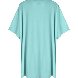Tunique en viscose femme Seahorse - Vilebrequin x Patrizia Gucci Lagon vue de dos