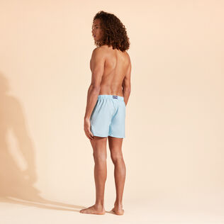 Men Wool Bermuda Shorts Super 120 Thalassa back worn view