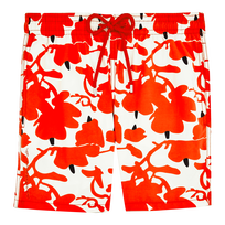 Bañador con estampado Lantern Flowers- Vilebrequin x Donald Sultan Blanco vista frontal