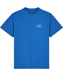 T-Shirt mit Logostickerei in Ombré-Optik für Herren – Vilebrequin x The Beach Boys Earthenware Vorderansicht