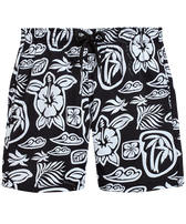 男童 Tahiti Turtles 弹力游泳短裤 Black 正面图