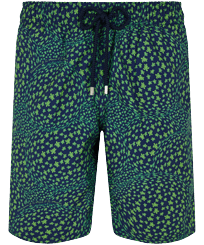 Men Swim Trunks Long Te Mana O Te Moana Navy front view