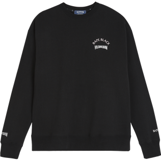 Sweatshirt homme en coton imprimé Turtles - Vilebrequin x BAPE® BLACK Noir vue de face
