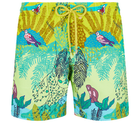 Bañador con estampado Jungle Rousseau para hombre Jengibre vista frontal