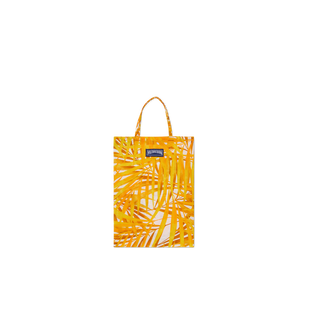 Paréo en voile de coton femme Palm Leaves Mangue vue de dos