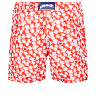 Attrape Coeur Badeshorts für Herren Mohnrot Rückansicht