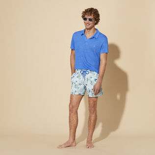 Men Swim Shorts Embroidered Camo Seaweed - Limited Edition Thalassa details view 1