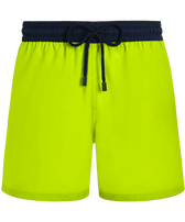 Pantaloncini mare uomo in lana Super 120S Citronella vista frontale