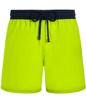 Men Wool Swim Shorts Super 120S Lemongrass front view
