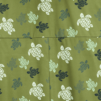 Giacca a vento bambino con cappuccio Ronde des Tortues Camo Cachi stampe