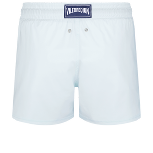 Men Others Solid - Men Swim Trunks Short and Fitted Stretch Solid, Glacier back view