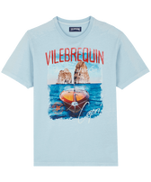 Camiseta de algodón con estampado Capri para hombre Divine vista frontal