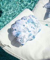 Cushion Medusa and Shells  - VBQ x MX Home White front worn view
