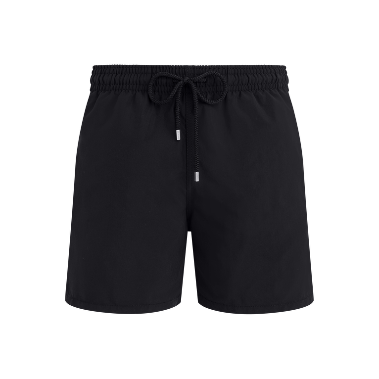 Vilebrequin Men Swim Shorts Solid - Moorea - Black - Size L