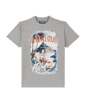 Men Cotton T-shirt VBQ Moorea Heather grey front view
