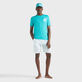 Men Natural Dye Linen Bermuda Short Look  front view
