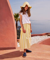 Girls Yellow Stripes Look  vista frontal