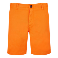 Men Tencel Gabardine Bermuda Shorts  Carrot front view