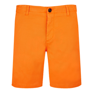 Men Tencel Gabardine Bermuda Shorts  Carrot front view